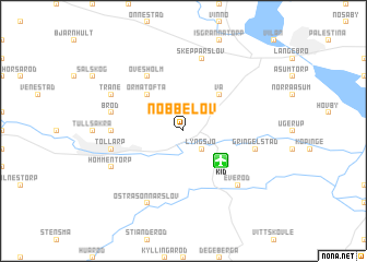 map of Nöbbelöv