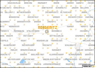 map of Nöbdenitz