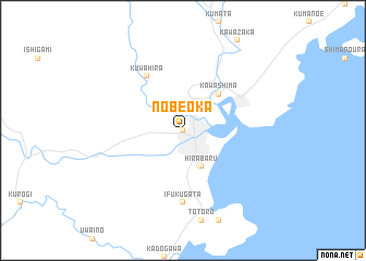 map of Nobeoka