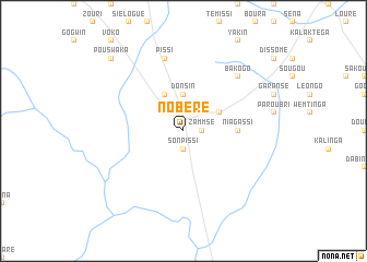 map of Nobéré