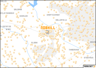 map of Nob Hill