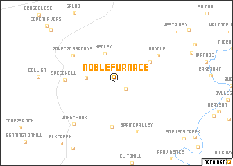map of Noble Furnace