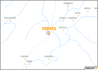 map of Nobres