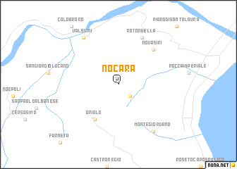 map of Nocara