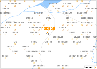 map of Nocedo