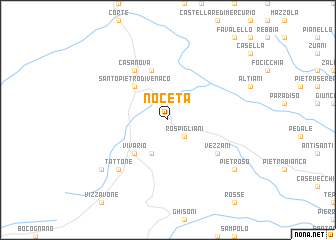 map of Noceta