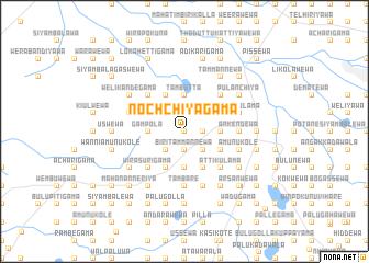 map of Nochchiyagama