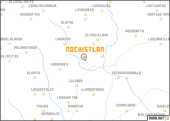 Nochistlán Mexico Map Nonanet