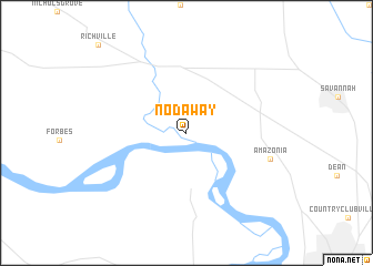 map of Nodaway