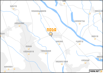 map of Noda