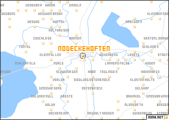 map of Nödecke-Höften