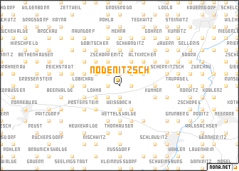 map of Nödenitzsch