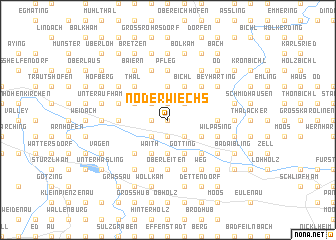 map of Noderwiechs