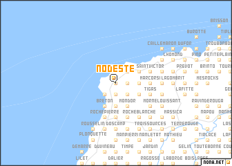 map of Nodeste