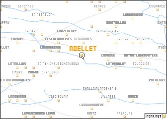 map of Noëllet