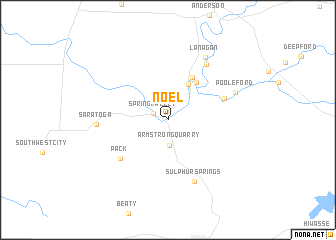 map of Noel