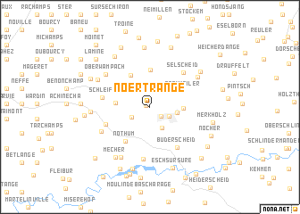 map of Noertrange