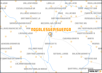 map of Nogales de Pisuerga