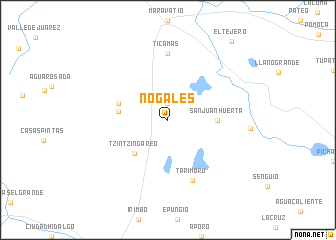 map of Nogales