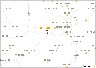 map of Nogales