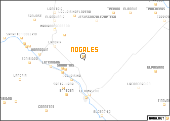 map of Nogales