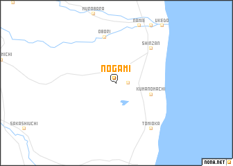 map of Nogami