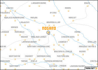 map of Nogaro