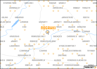 map of Nogawki