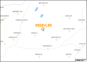 map of Nogaylar