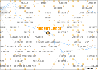 map of Nogent-le-Roi