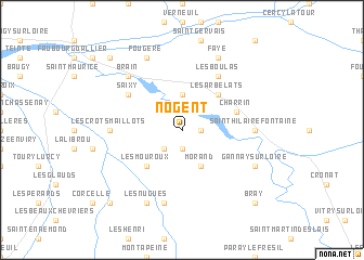 map of Nogent