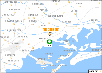 map of Noghera