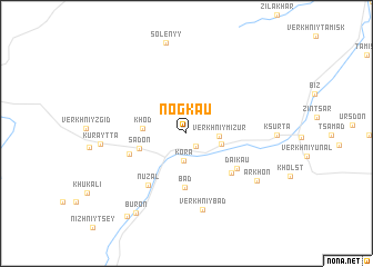 map of Nogkau
