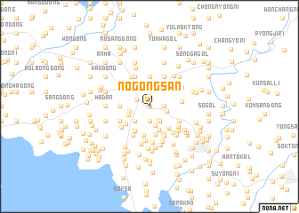 map of Nogongsan