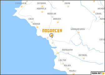 map of Nogorcem