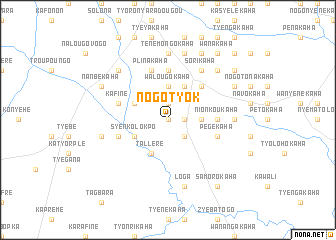 map of Nogotyok