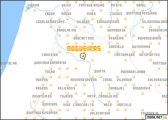 map of Nogueiras