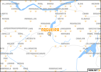 map of Nogueira