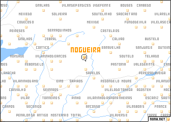 map of Nogueira