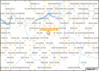 map of Nogueira