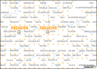 map of Nogueira