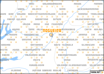 map of Nogueira