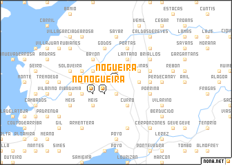 map of Nogueira