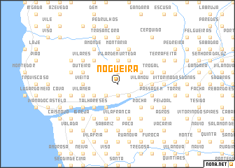 map of Nogueira