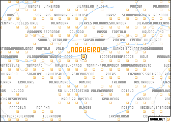 map of Nogueiro