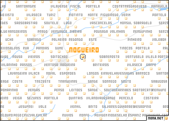 map of Nogueiro