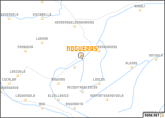 map of Nogueras