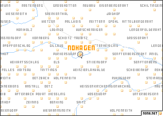 map of Nöhagen