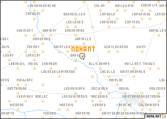 map of Nohant
