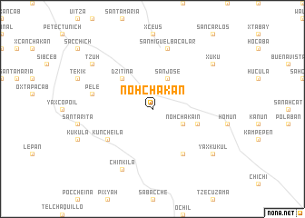 map of Nohchakán